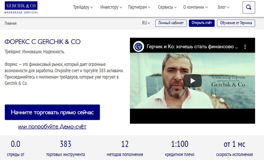 Украинский брокер Gerchik&co: реальные отзывы псевдоброкера