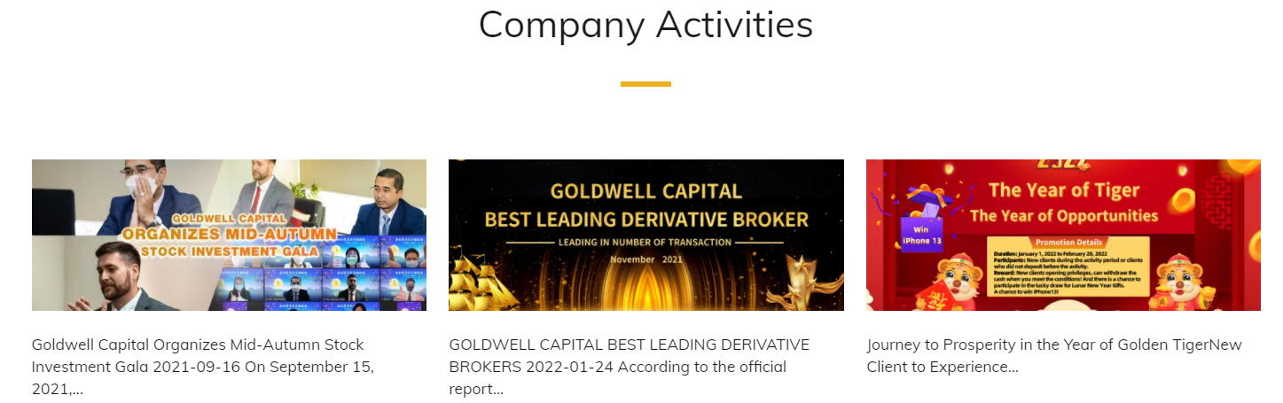 goldwell capital аналитика компании