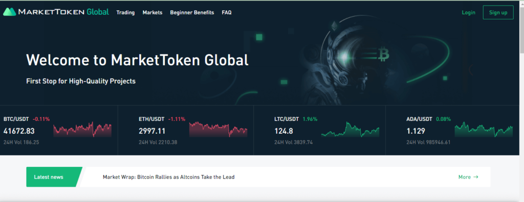 markettoken global сайт компании 