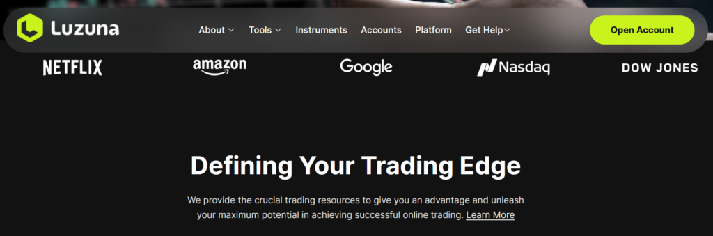 outils de trading luzuna