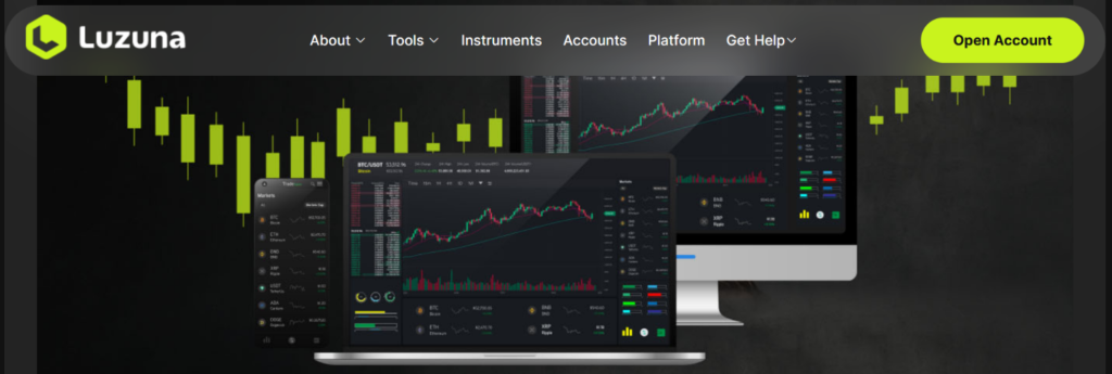 Plateforme de trading Luzuna