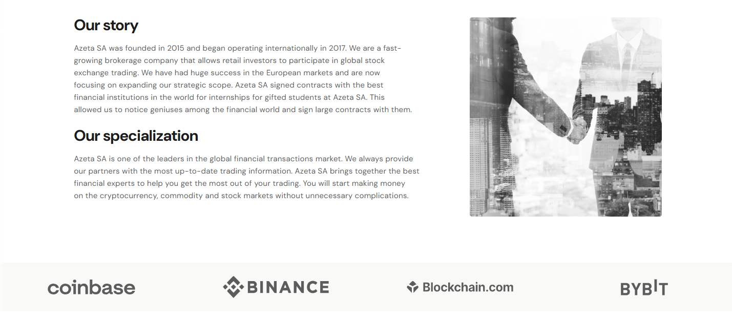 All about Azeta SA broker: review, opinions, advantages